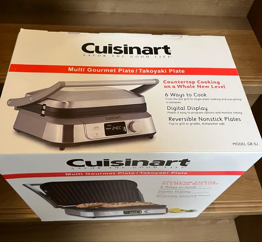 新品 クイジナート マルチグルメプレート たこ焼き ホットプレート GR-5J