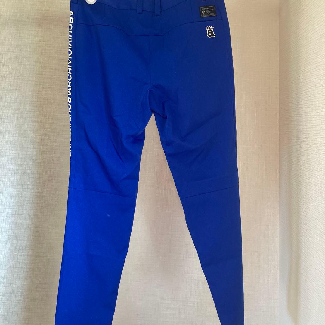 ARCHIVIO スリムフィット 青パンツ