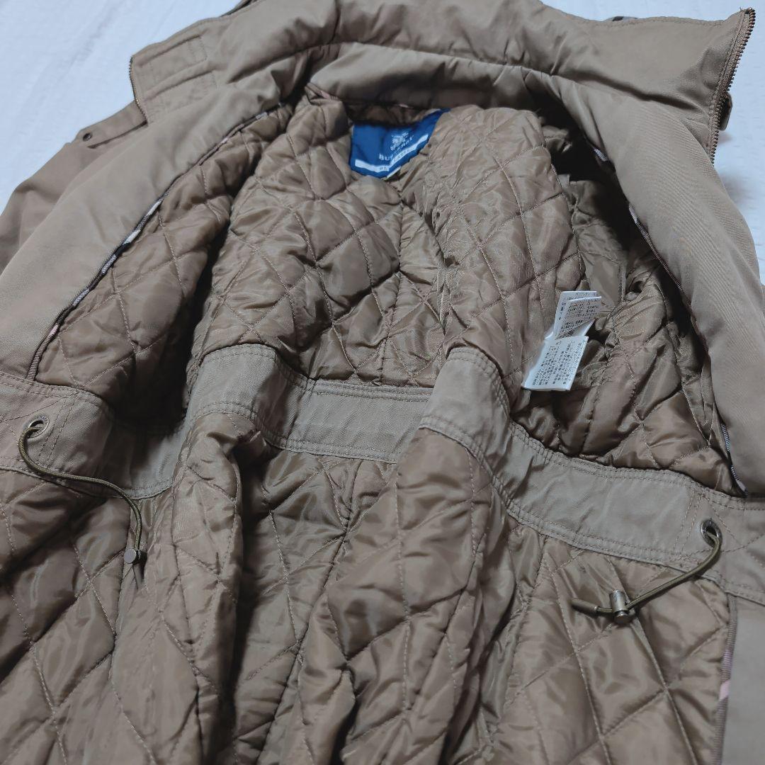 バーバリーブルーレーベル モッズコート ミリタリージャケット 38