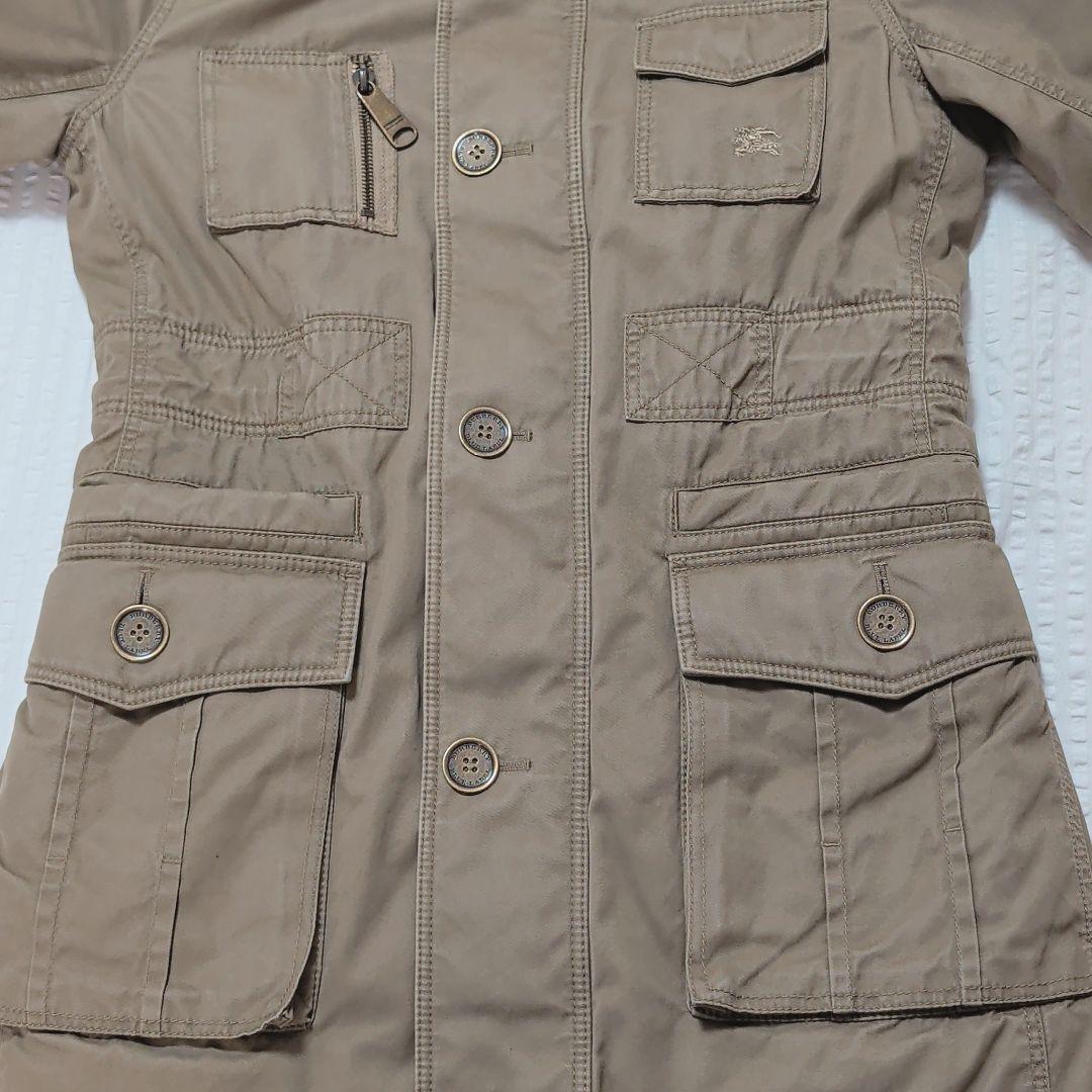 バーバリーブルーレーベル モッズコート ミリタリージャケット 38