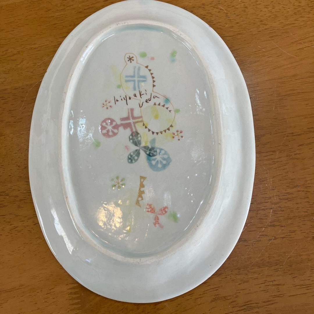 ウエダキヨアキ　絵皿