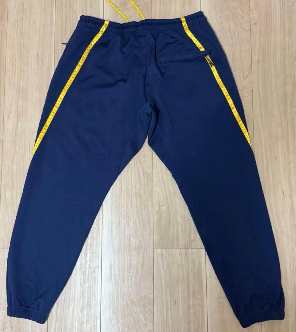 値下げ! ballaholic logo jersey pants ネイビー