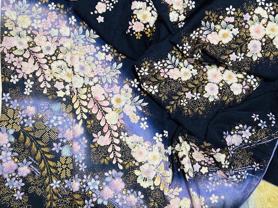 名門桐屋翠山　最高級辻ヶ花訪問着　5点セット　伊と幸正絹長襦袢　高級袋帯