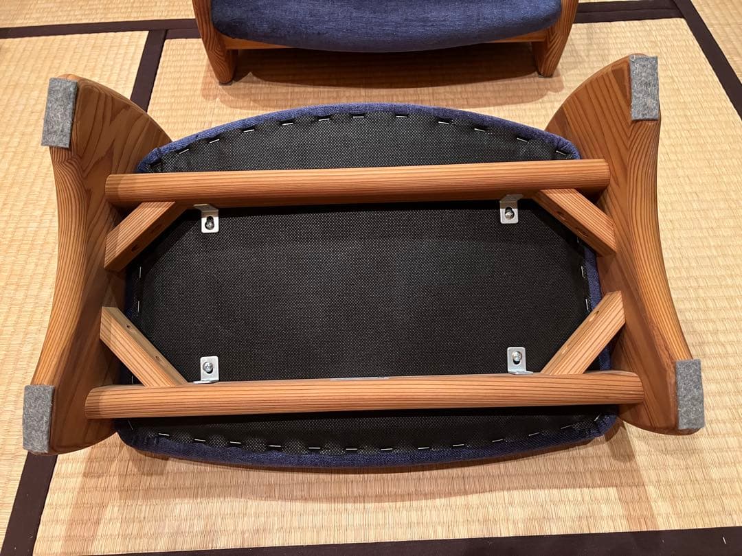 座椅子/木製/4脚セット/HIDA（2脚セットでの購入も可）