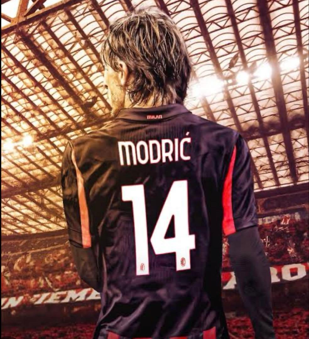 【年始最終値下げ】ACミランユニフォーム　25-26シーズン　モドリッチ　14番