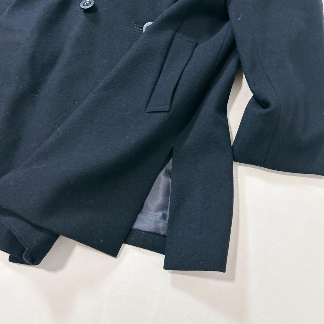 近年発売　美品　大きいサイズ　ギャバジンK T キヨコタカセ　ミドル丈ピーコート