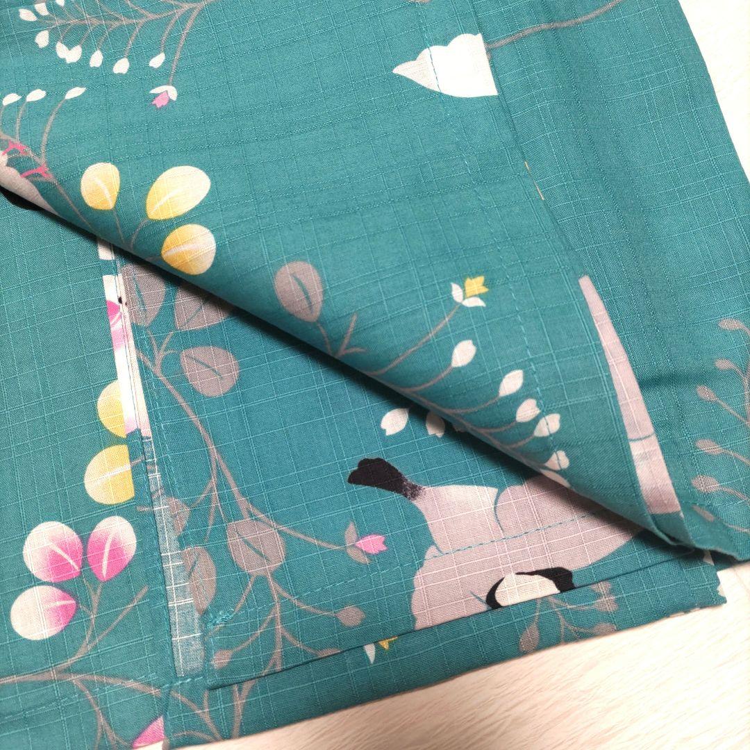 コトリカフェ　小鳥柄　浴衣