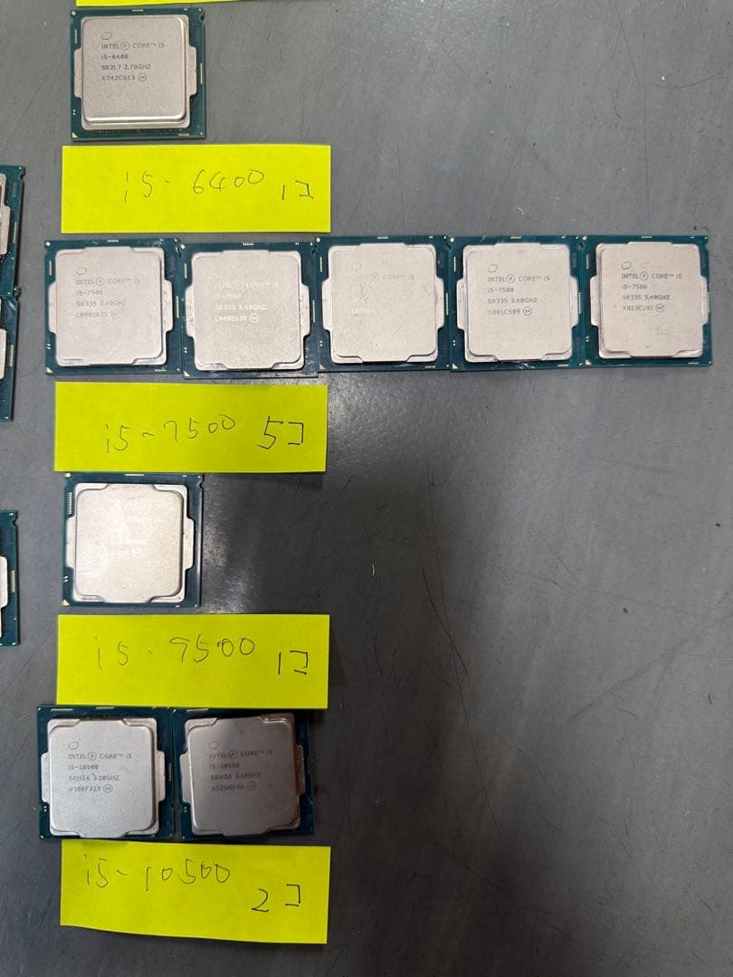 値下げ　お買い得セットCPU 30個i5 i3多数