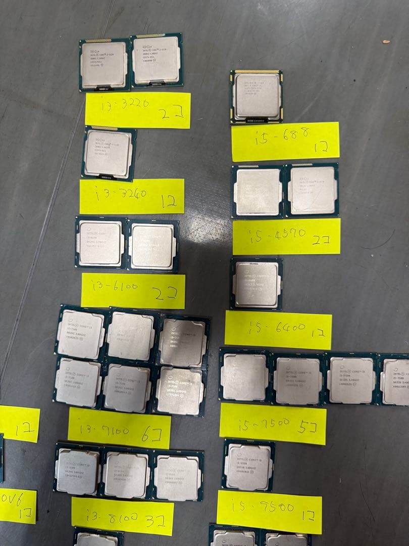 値下げ　お買い得セットCPU 30個i5 i3多数