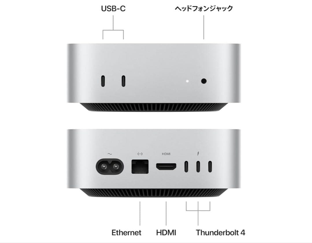 新品未開封　Mac mini 10 コア CPU M4 チップ搭載