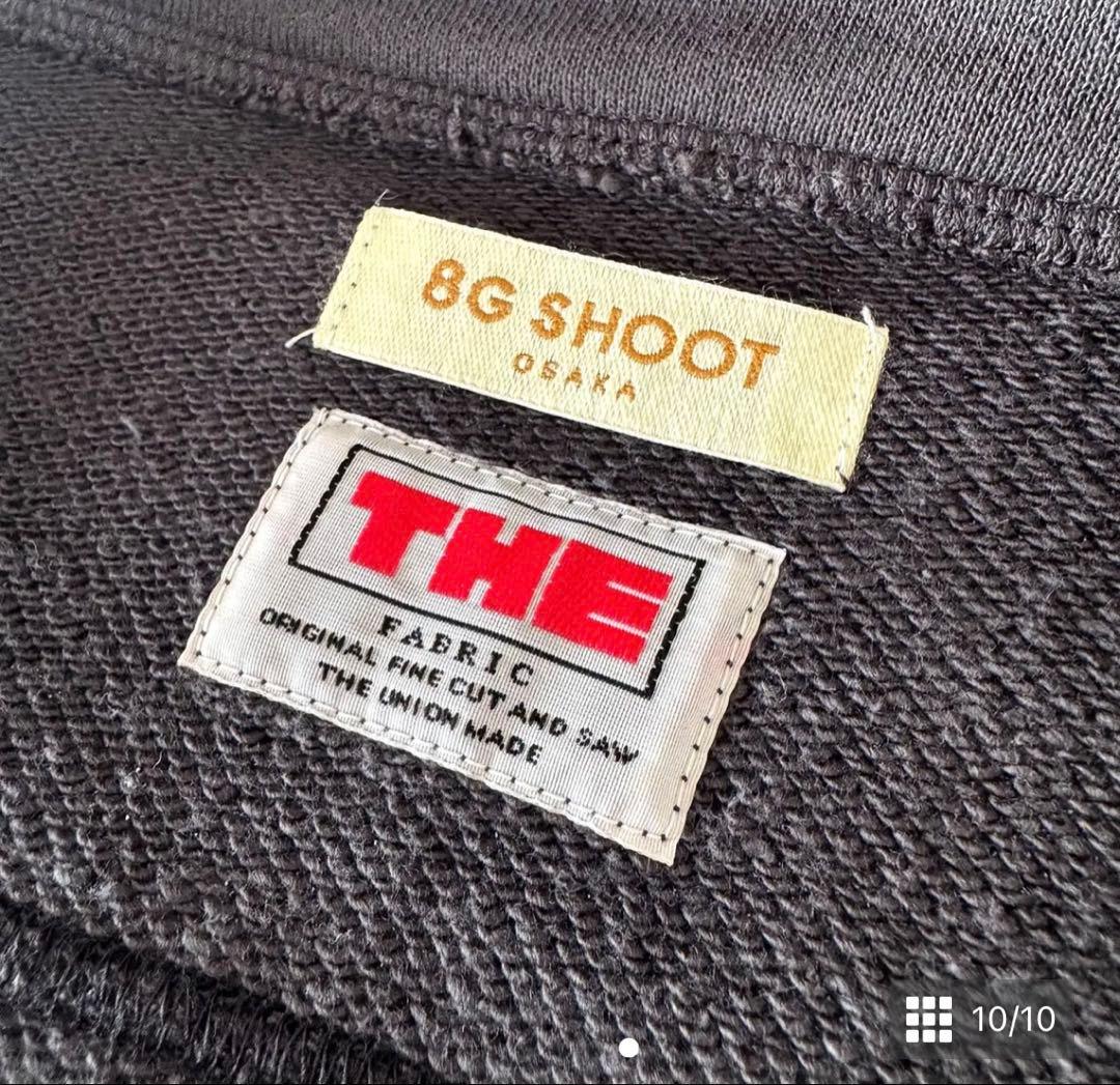 お*読様 8G SHOOT ハーフジップスウェット ミントグリーン XL