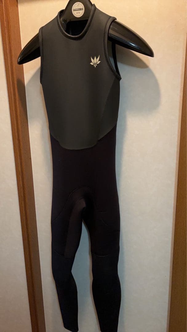 ウェットスーツ　ロングジョン　黒