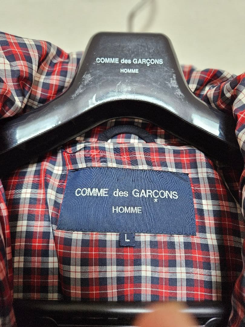 コム・デ・ギャルソン・オム ダウン入りネイビー ダッフルコート