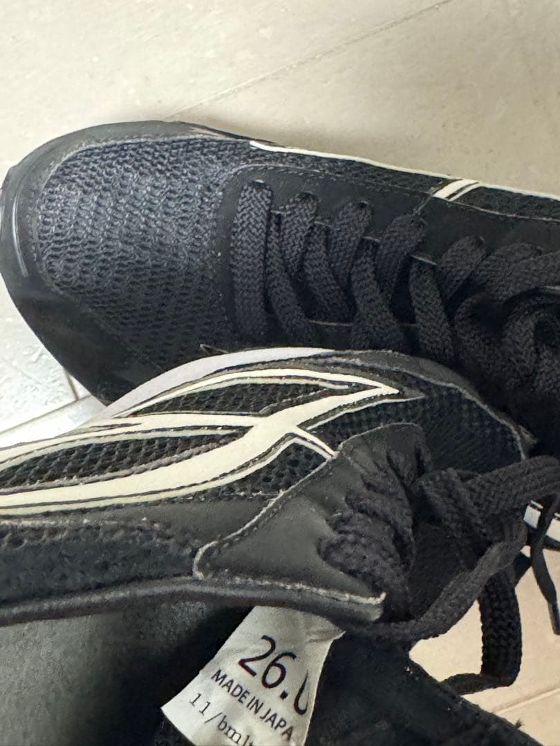 ビモロ ランニングシューズ ブラック　26.0