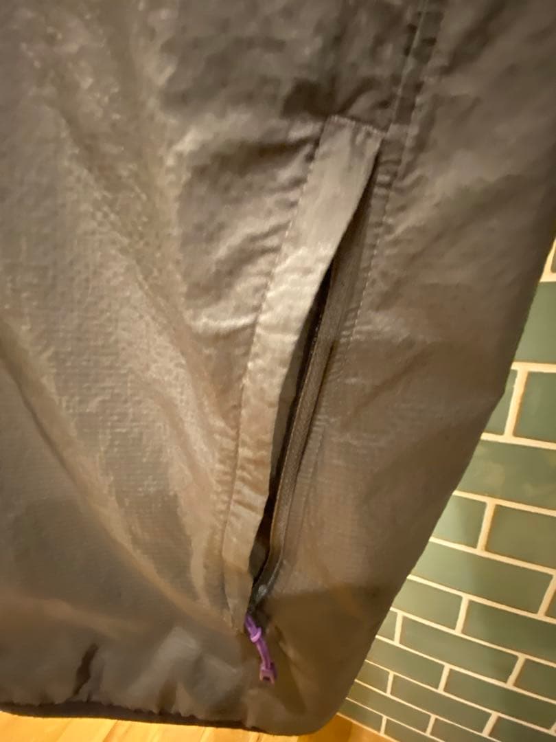 レア 廃盤XXL パタゴニア フーディニスナップt 黒 灰 ナイロン