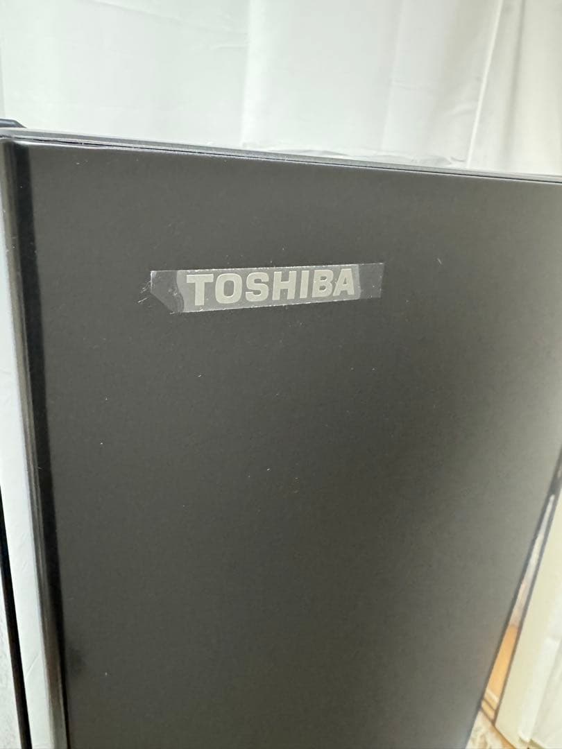 東芝GR-V15BS(K) 2ドア冷蔵庫 (153L右開き) セミマットブラック