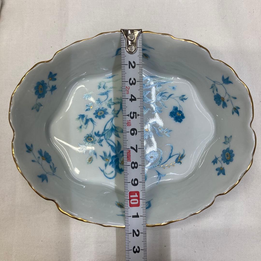 Haviland 青い花柄陶器食器セット 5個