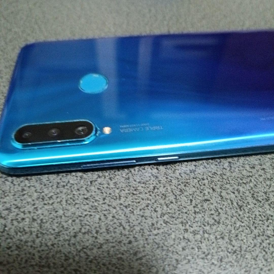 HUAWEI P30 Lite 本体 ピーコックブルー