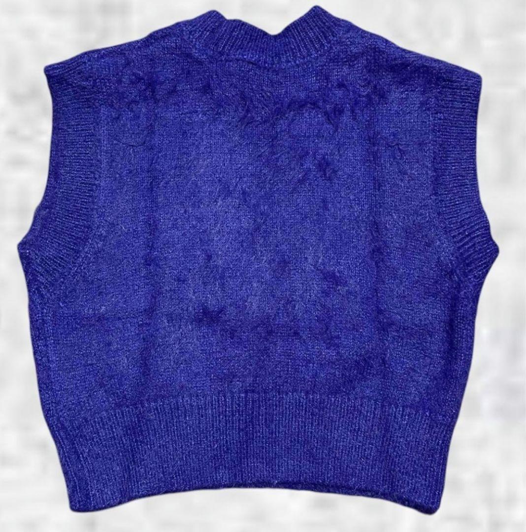 FEATHER OVER CARDIGAN WITH VEST　ameri