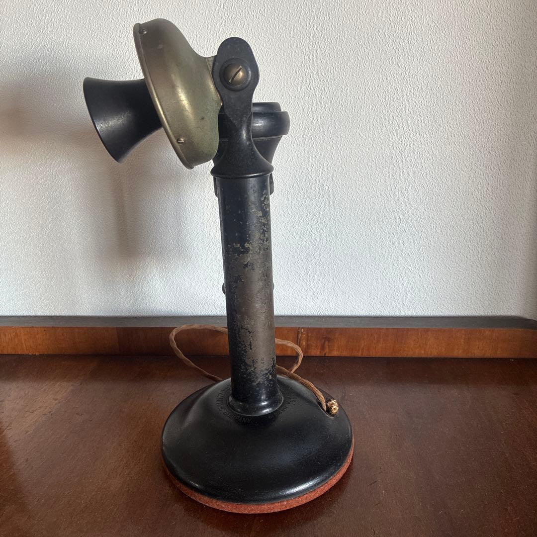WESTERN ELECTRIC COMPANYアンティークのろうそく型電話機