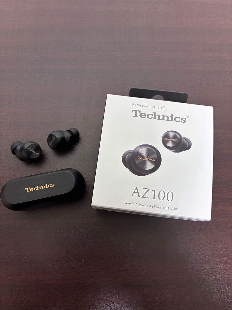 極美品！Technics ワイヤレスイヤホン AZ100 ブラック 保証書あり