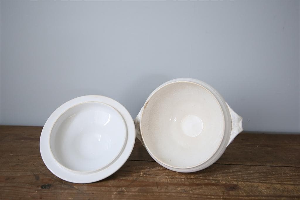 フランスアンティークディゴワン&サルグミンヌ窯スーピエール/陶磁器食器86-99
