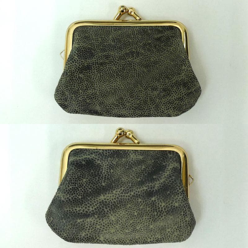 Eagle　ハンドバッグ　ダレス型　象革　エレファント　JRAタグ　小銭入れ