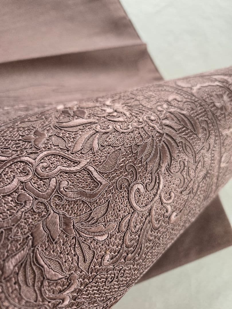 新品❤極上質◾汕頭刺繍袋帯◾お太鼓柄