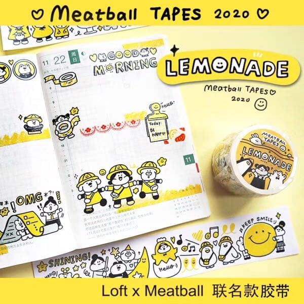 Meatball 肉球 マスキングテープ 11巻 海外マステ