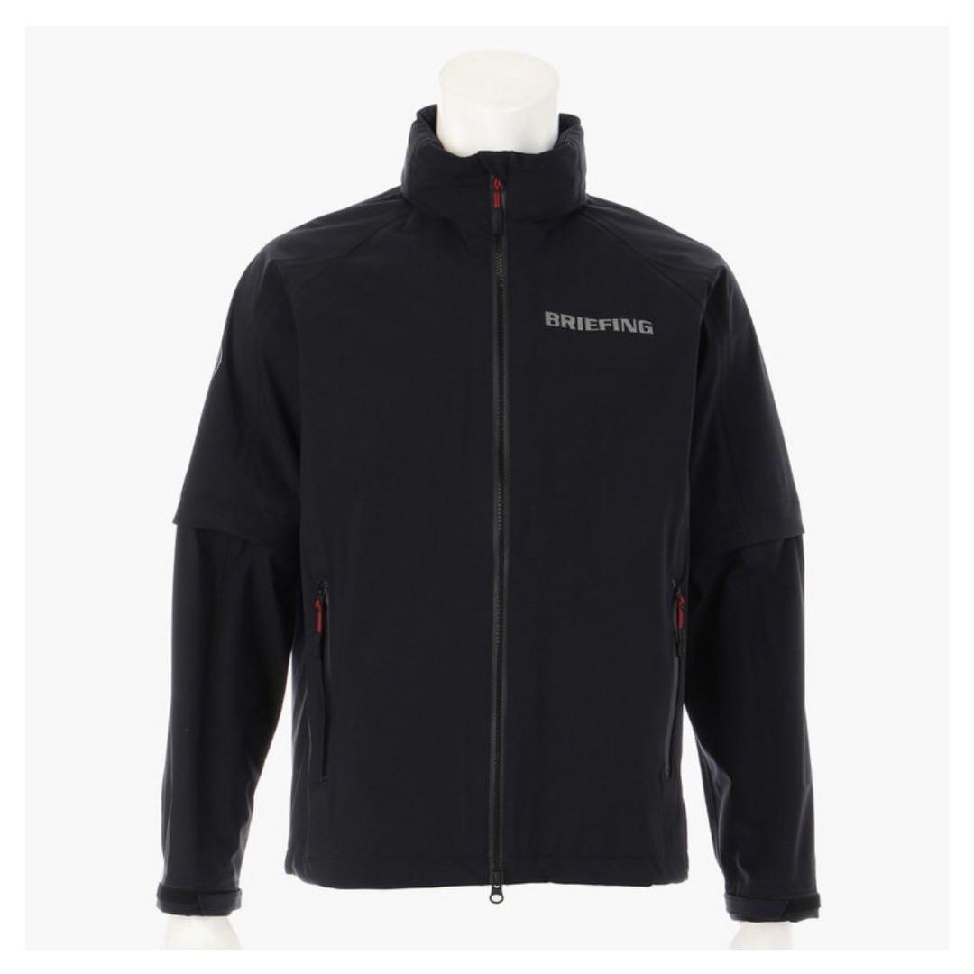 Tomo　BRIEFING GOLF ジャケットブラック レインウェア L
