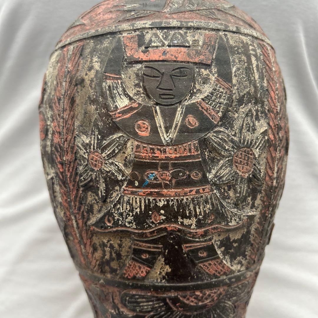 琉球古典焼　花瓶　壺　沖縄　アンティーク