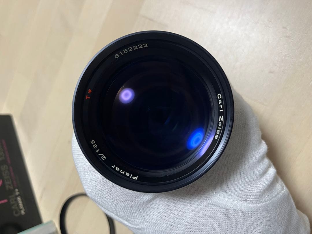 極美品 Carl Zeiss Planar 2/135 防湿庫保管