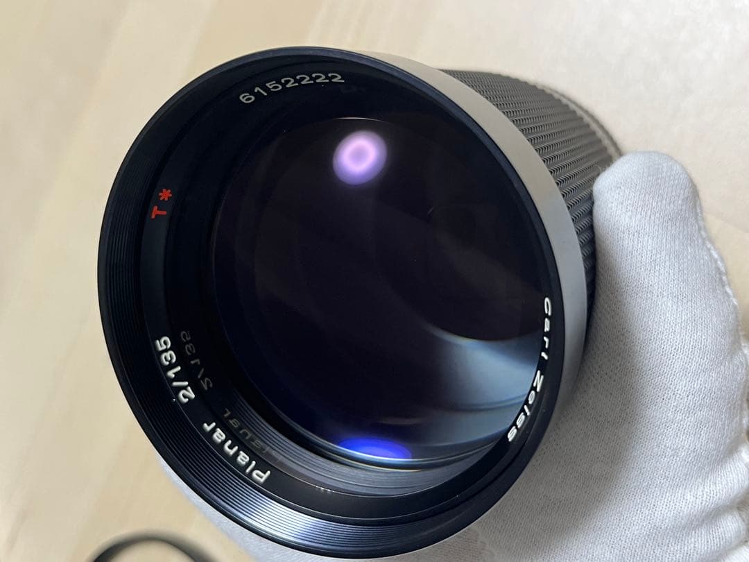極美品 Carl Zeiss Planar 2/135 防湿庫保管