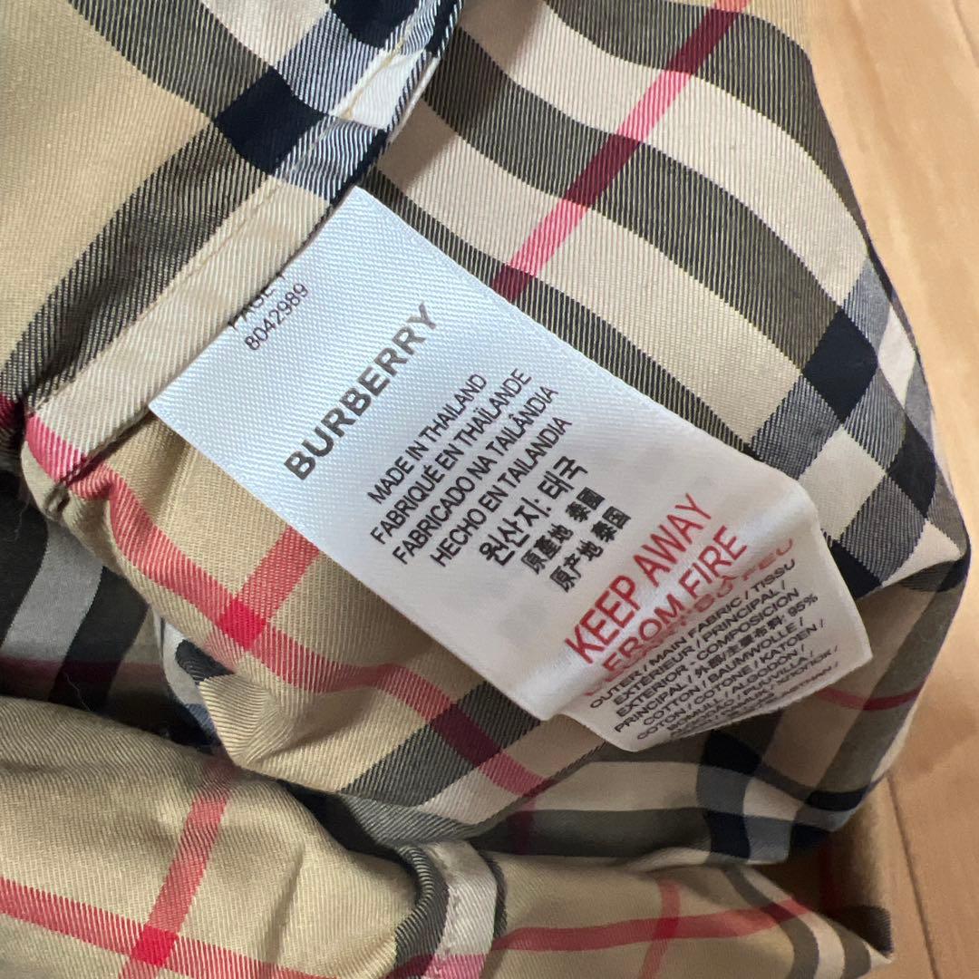 BURBERRY チェック柄ロンパース 12M