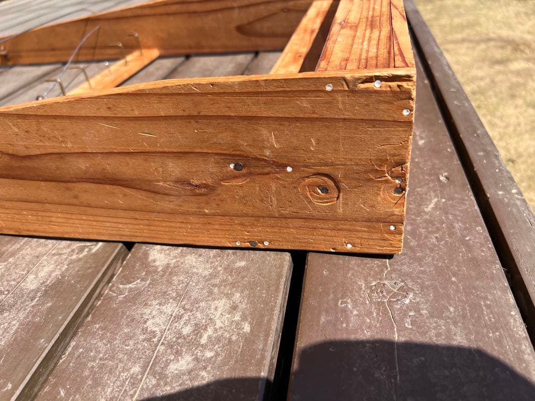 アンティーク 木製キーボックス