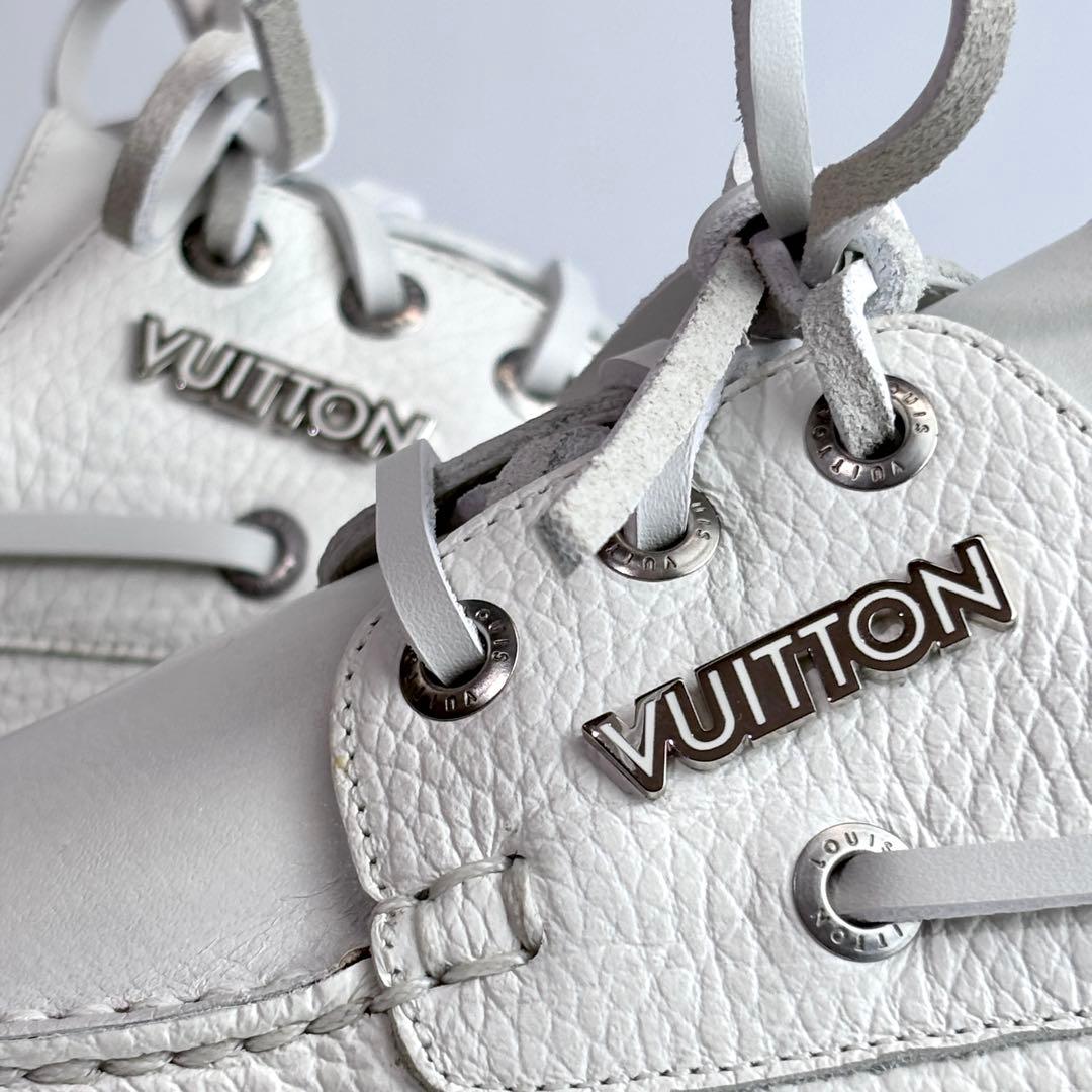 【新品同様】 ルイヴィトン デッキシューズ モノグラム レザー 箱 保存袋付き