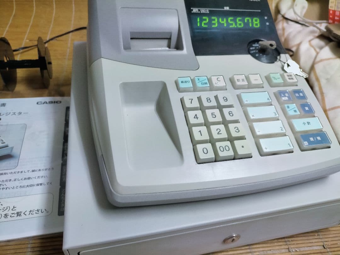 カシオレジスター　106ER　簡単便利特殊　送料込　000550