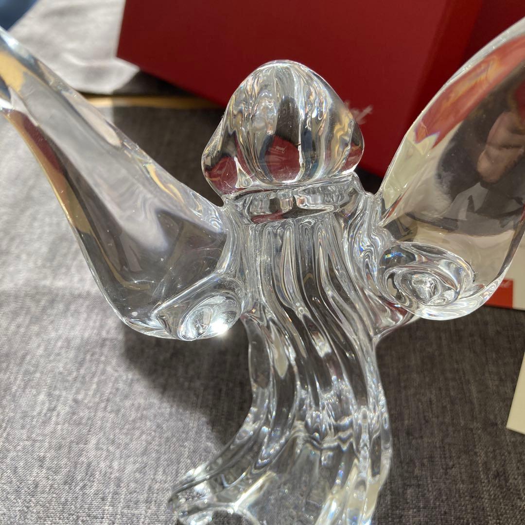 バカラ　Baccarat 大天使　立像　美品　刻印有り　美品　置物　クリスマス