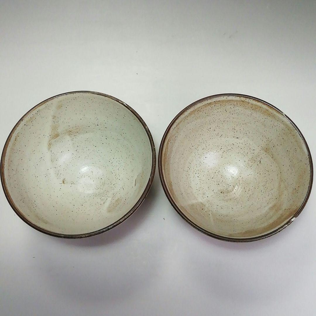 Ｓ５９９　茶碗　十客『十牛図　鉄絵数茶碗』『壷中窯　信楽焼』『保庭楽入作』　共箱