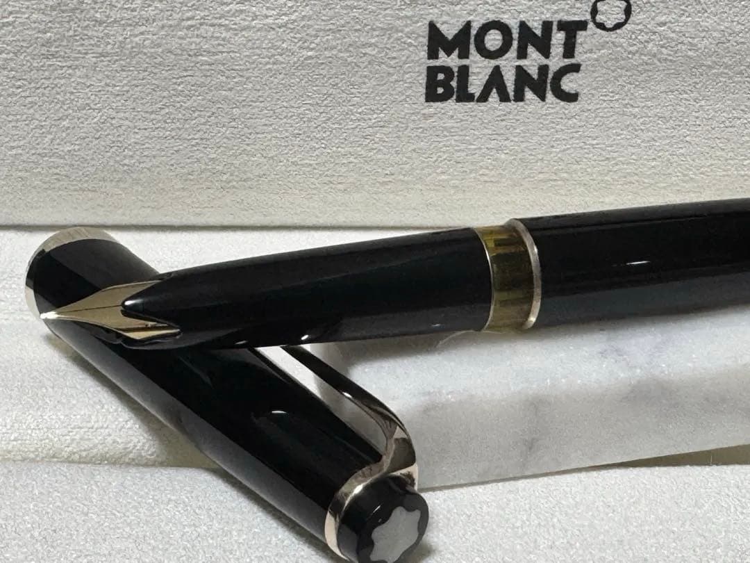 【美品】モンブラン万年筆 No12 1960s ペン先18c 750 ブラック