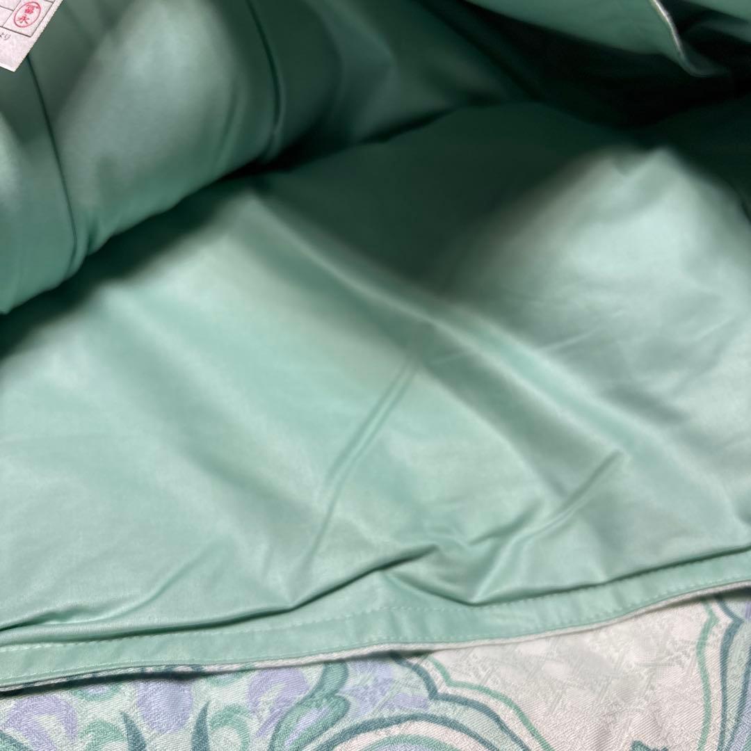 クリスチャンディオール CDロゴ ダウンケット グリーン 羽毛 掛け布団
