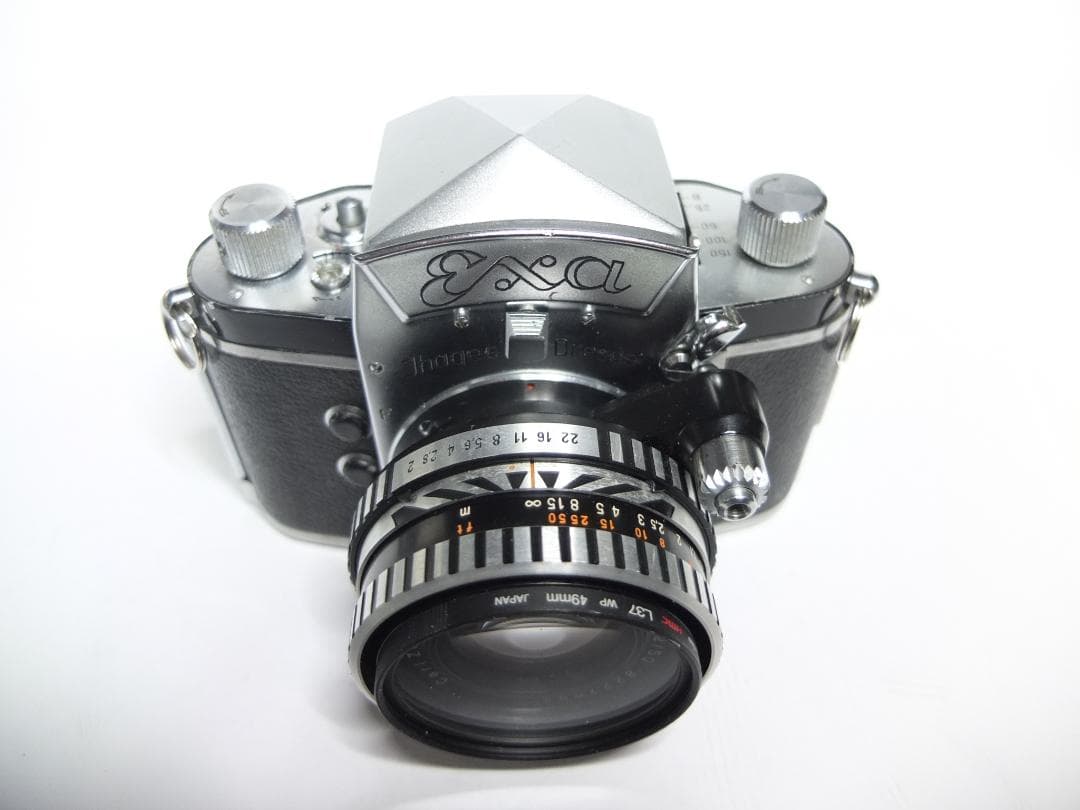 「実写確認整備品」イハゲーEXA／パンカラー50mmf2ゼブラ仕様L37付