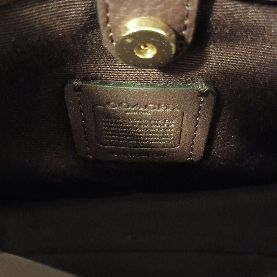 コーチ レザー スモールショルダーバッグ ブルー 青 COACH バケット