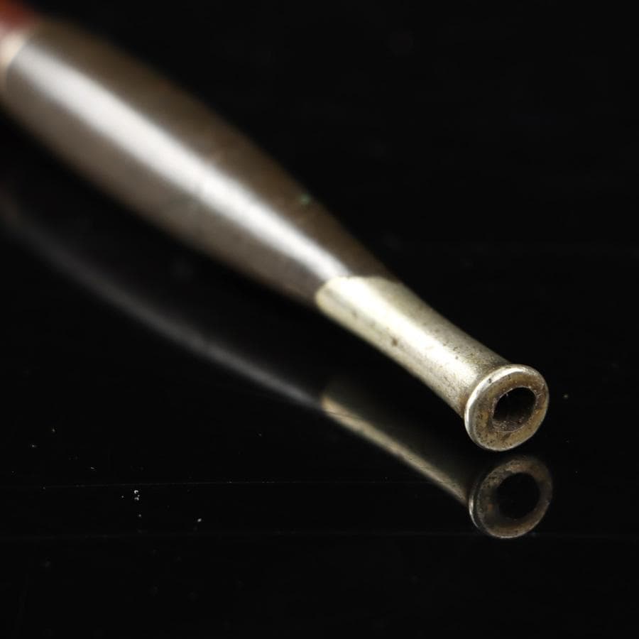 Y2978-2 時代物 金銀象嵌金具 金蒔絵 煙管入れ 煙草入れ 提物　　ち