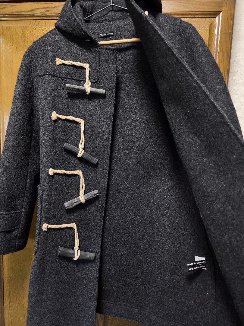 フランクリーダー　ヘビーローデンウール ダッフルコート　М　チャコールグレー