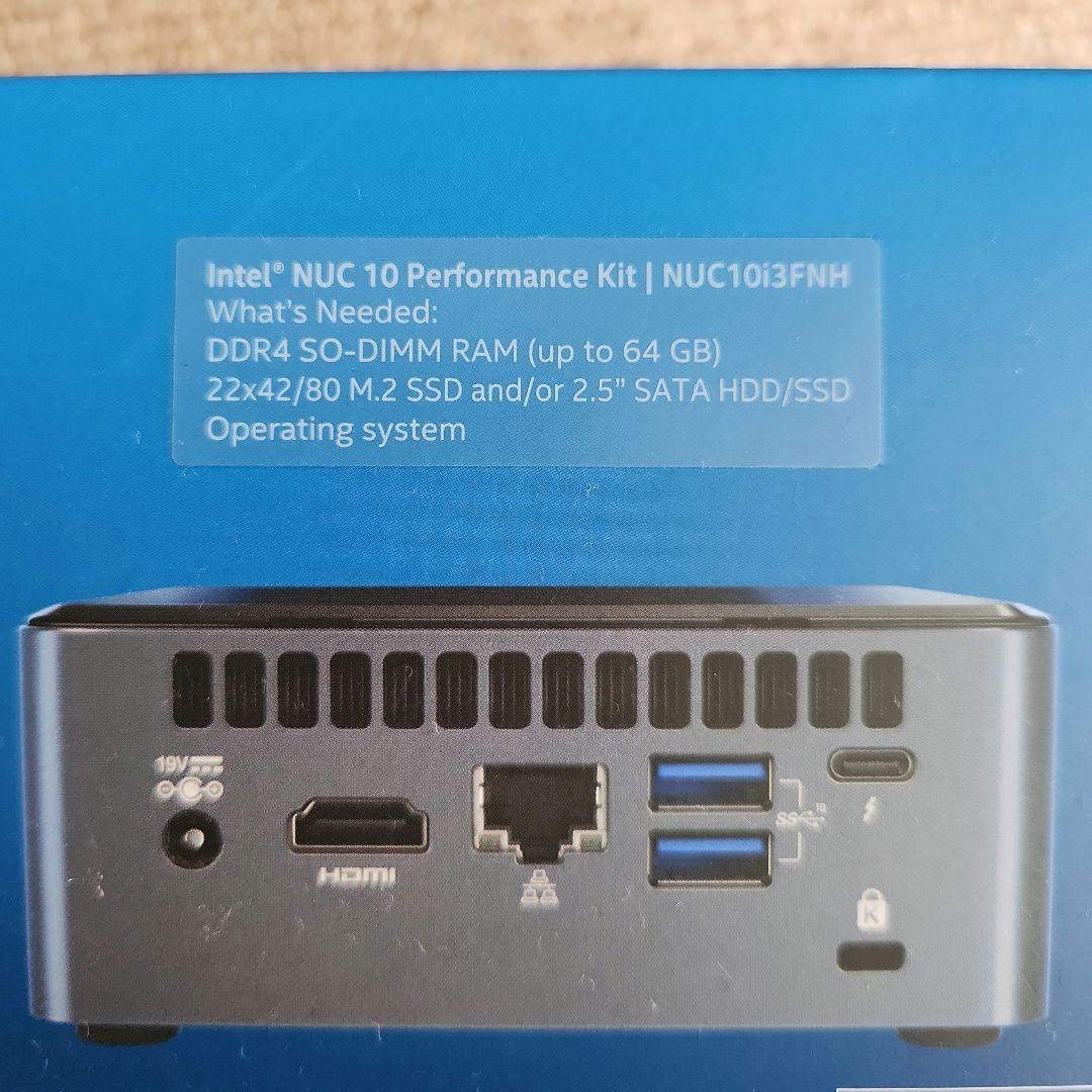 Intel NUC 小型PC 第10世代 SSD250GB Win11導入済