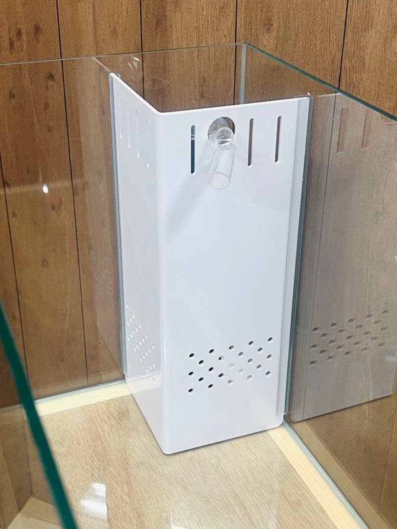 600ｘ300ｘ360㎜オーバーフロー水槽特注セット クリアシリコン 未使用品