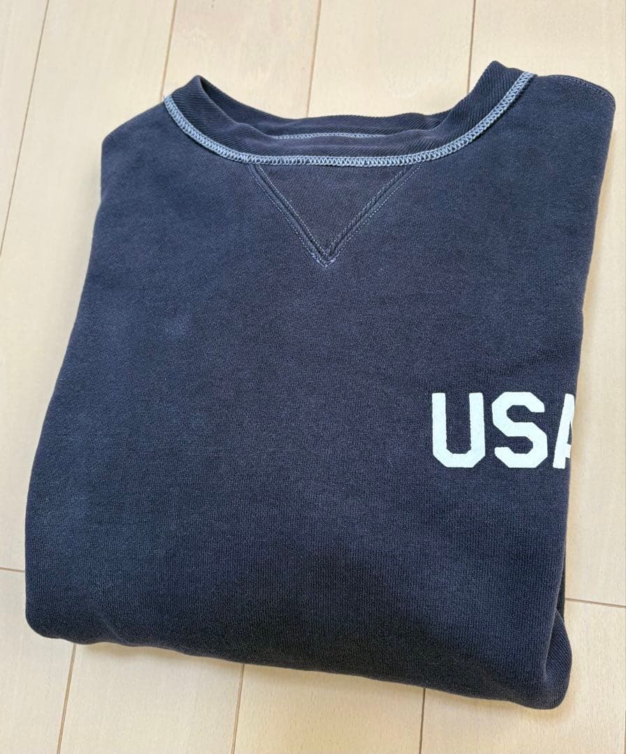 The REAL McCOY'S USAAFプリント スウェットシャツ メンズL