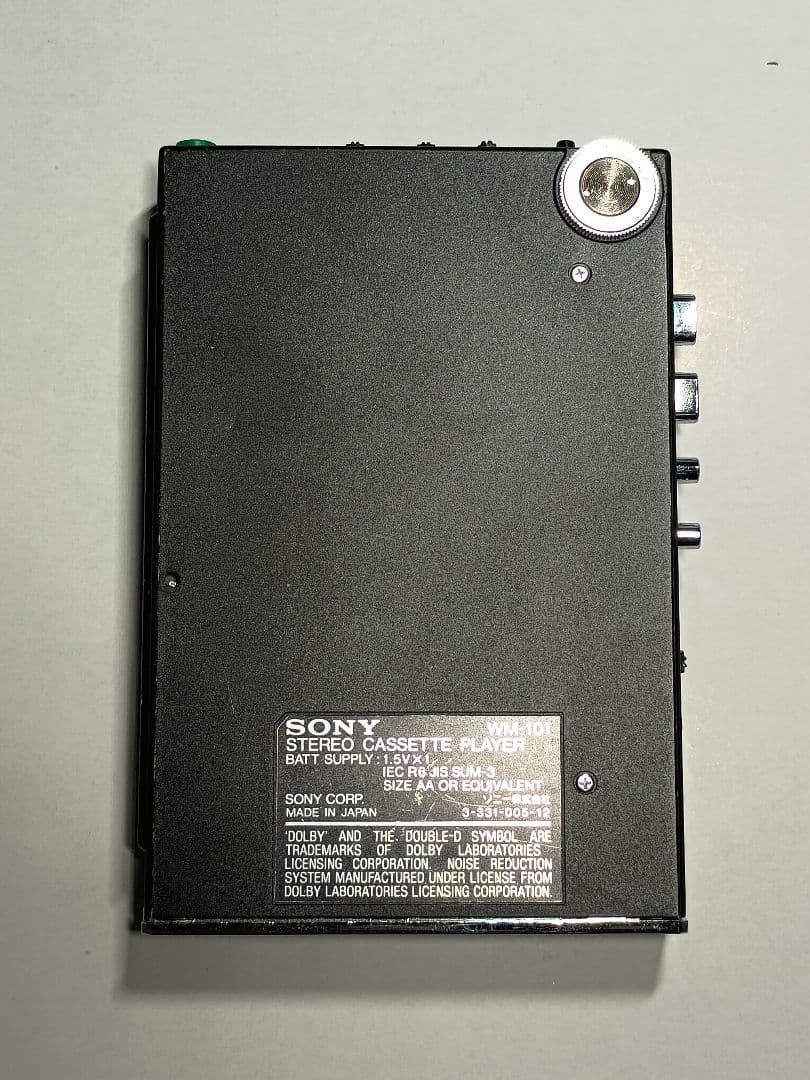 SONY WALKMAN wm-101 通電確認済み
