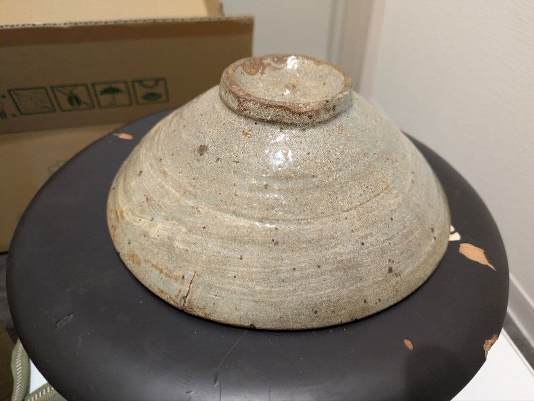 最終値下げ！　時代物　李朝　三島　高麗　平茶碗　夏茶碗　古美術品